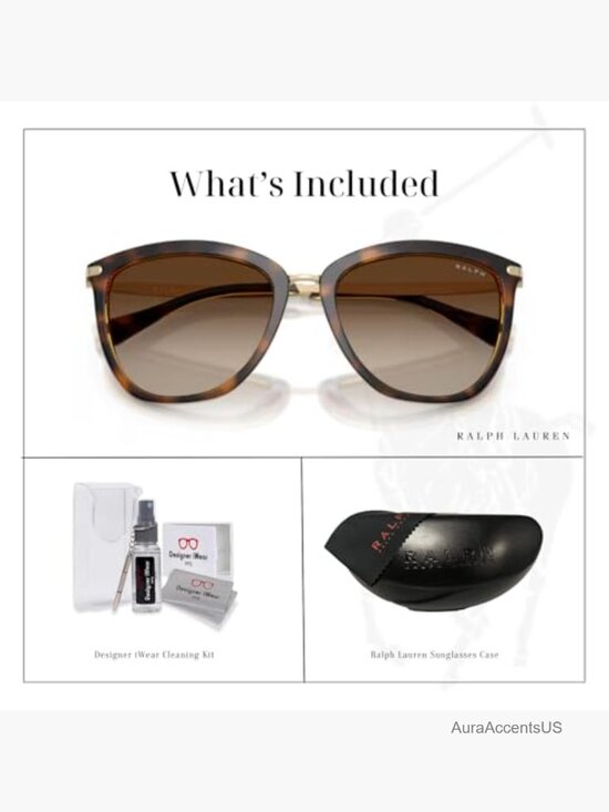 Cateye Sunglasses with Eyewear Care Kit Bundle - Gradient Lenses